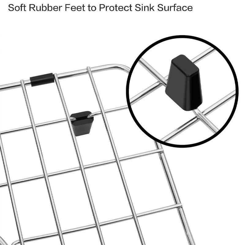 Kitchen Sink Protectors, Stainless Steel Sink Grates And Sink Protectors, Sink Grates With Center Drain