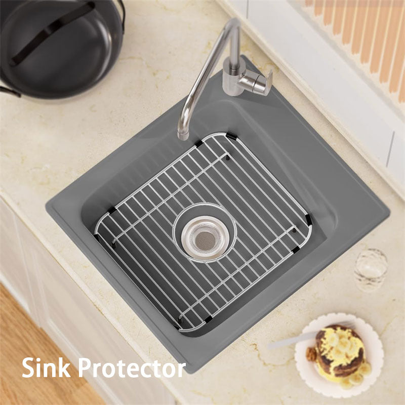 Kitchen Sink Protector, Stainless Steel Grid Sink Grille Protector Kitchen Sink Rack For Sink Bottomv