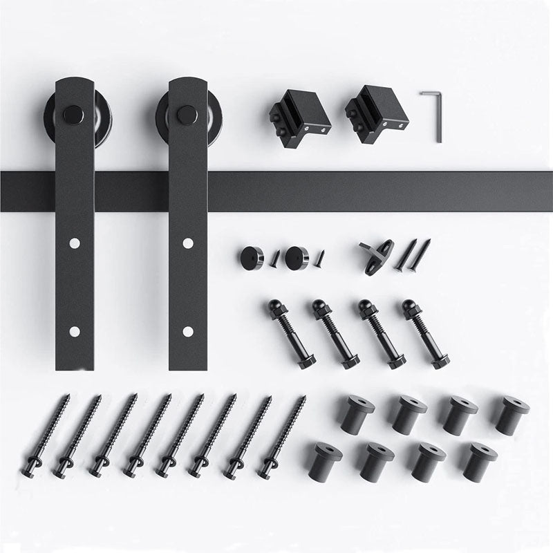 Sliding Door Hardware 10 FT Heavy Duty Sliding Barn Door Hardware Track Kit for 60" Wide Single Door