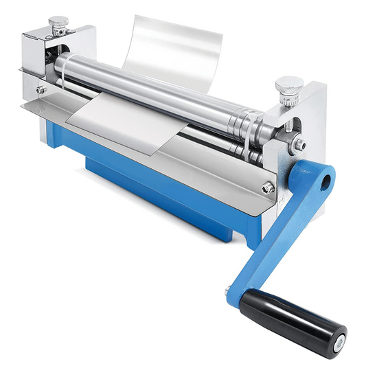 Slip Rolling Bending Machine, with 2 Detachable 12.6 inch Slip Roll Rollers, Metal Plate Bending Round Machine for Steel, Stainless Steel & Aluminum Plate