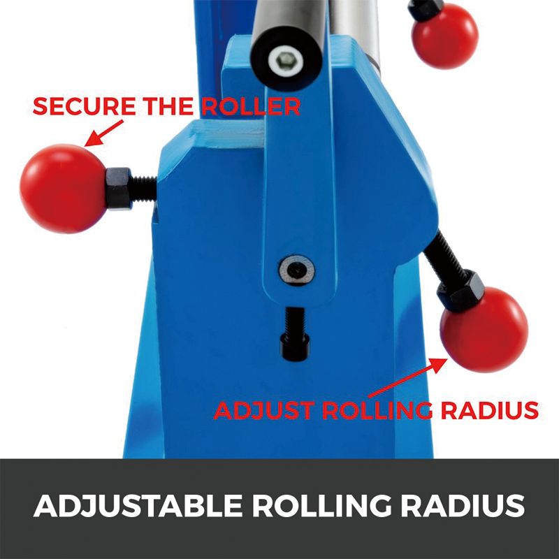 Slip Rolling Bending Machine,24 in,Sheet Metal Roller, Slip Rolling Bending Machine with Two Removable Rollers,Slip Roll Machine Up to 16 Gauge Steel