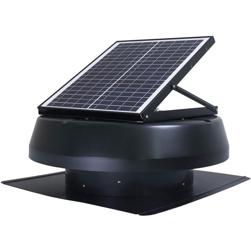 Solar Roof Fan 14" 1750 CFM Large Air Flow Solar Roof Vent Fan Ideal for Home, Greenhouse, Garage, RV, Shop, Low Noise