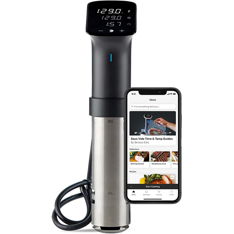 1200W Precision Cookware, Sous Vide Cooker,  Black and Silver