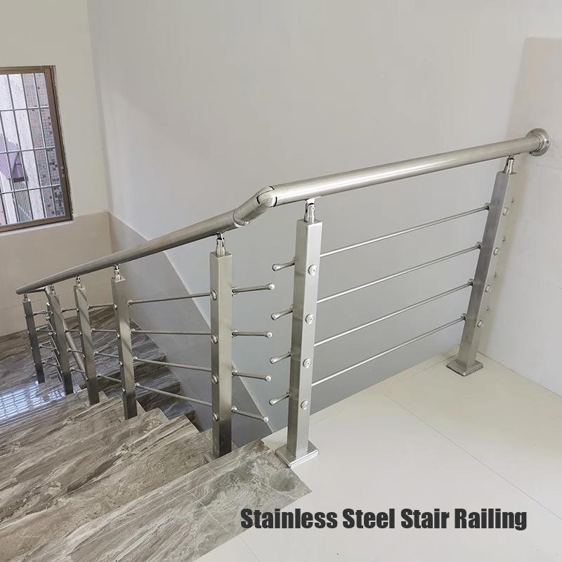 304 Brushed Stair Handrail Guardrail, Indoor And Outdoor Villa Stair Handrail Stainless Steel