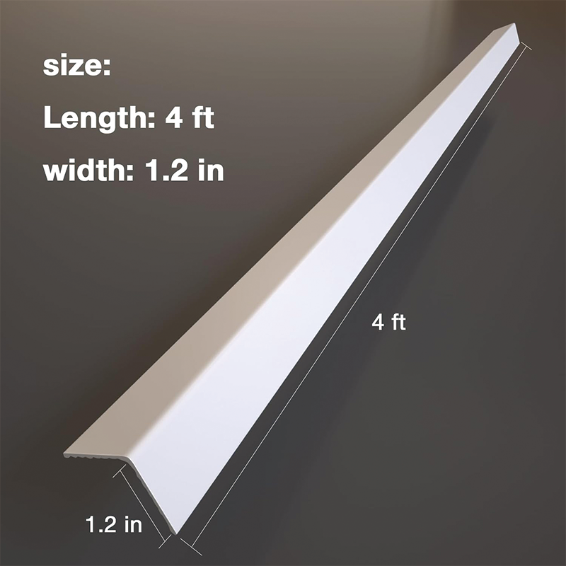 Aluminum Corner Guards,1.2"x1.2"x48",Metal Corner Protector Molding Trim for Wall Door Frame Cabinet Protection(2pcs)