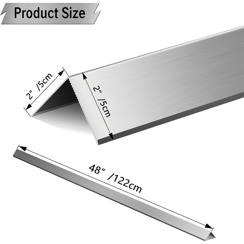 Aluminium Alloy Corner Guards 12 Pieces,2x2x48 Inch,Right-Angle Corner Protector Metal Wall Corner Protection Guards