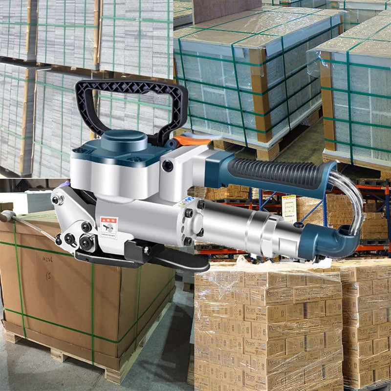 B19 Pneumatic Strapping Strapping Machine No Sub-Banding Handheld Strapping Machine for 1/2''-3/4'' PP/PET Belt