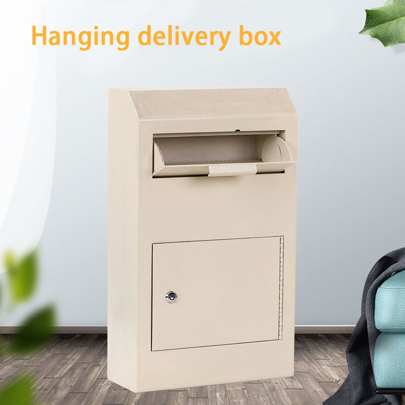 Hanging Drop Box, Lockable Drop Box, Steel Key Drop Box For Home Office Factory School