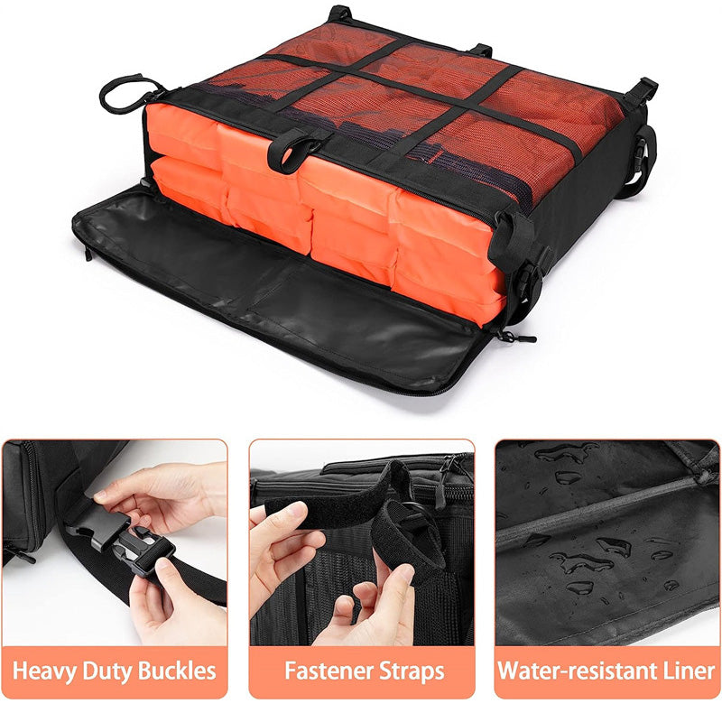 Life Jacket Storage Bag, Can Hold 4 Life Jackets, Black Yacht Roof Hanging Bag (Not Including Life Jackets)