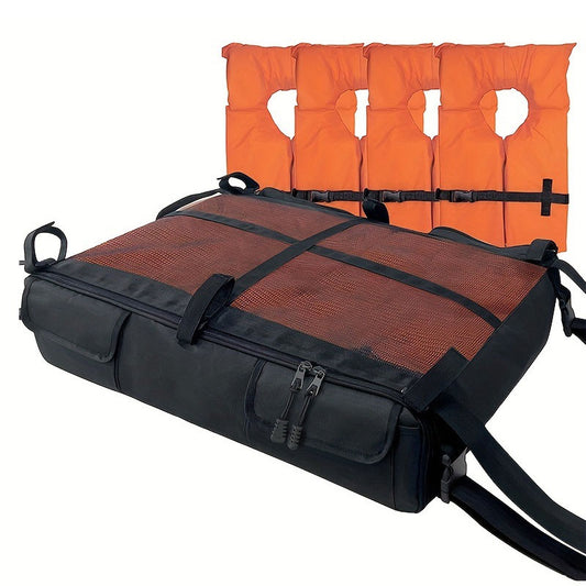 Marine Life Jacket T-Type Storage Bag, Waterproof Marine 600D Polyester For 4 To 6 Type Ii Life Jackets