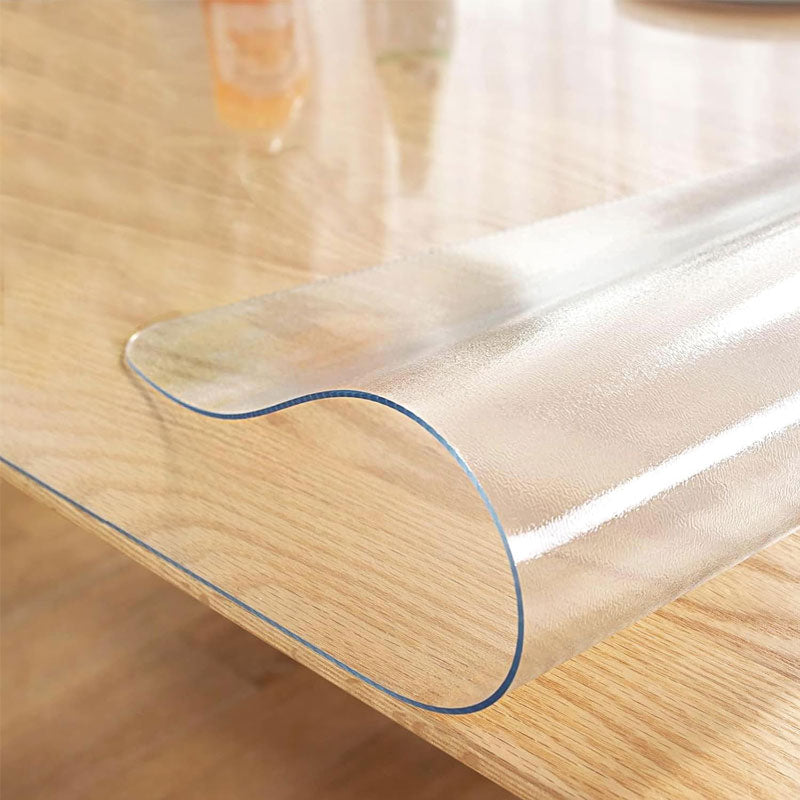 Transparent Pvc Table Mat Soft Glass Tablecloth, Waterproof And Oilproof Washable Table Mat