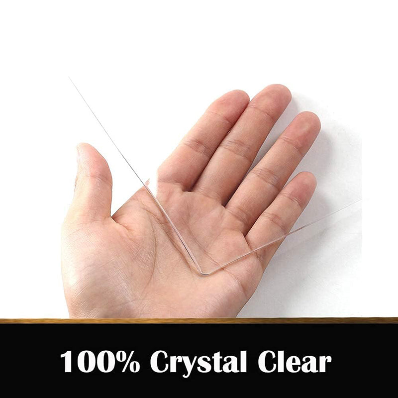 18X36 Inches 1.5mm Thicken Custom Clear Plastic Desktop Table Protector PVC Wipeable Furniture Kitchen Countertop Pad for Dining Living Room Coffee Mat