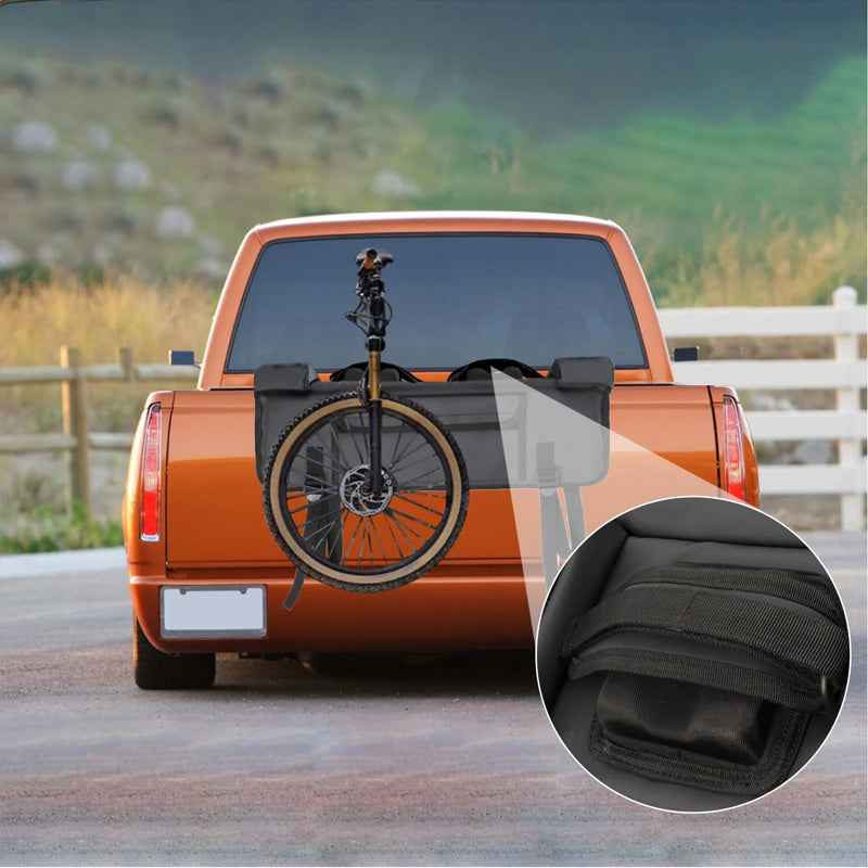 Truck Tailgate Pad Bicycles Rear Fixed Protective Tail Cushion Bike Tailgate Cover Protection Pad Mtb Pick-Up Pad Car Accessory