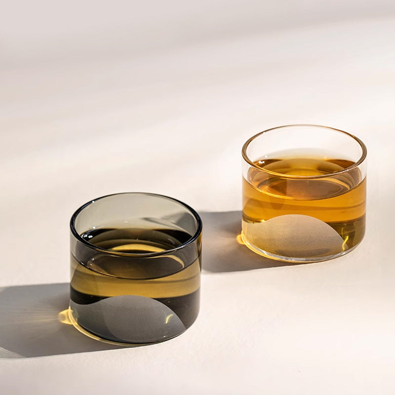 Glass Teacups, Heat-Resistant Household Kung Fu Tea Sets Single Cups, Personal Tea Cups