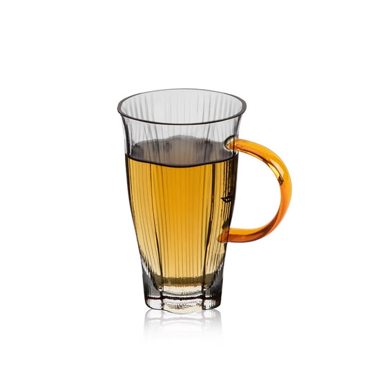 Glass Teacups, Cups With Handles, Tea Cups, Color Simple Household Teacups