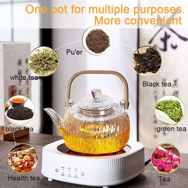 High Borosilicate Glass Teapot, Multi-Purpose Teapot, Boutique Teapot, Household Flower Teapot