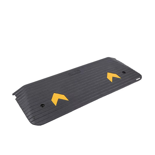 Heavy Duty Car Wheelchair Driveway Rubber Kerb Curb Ramp For Roadway Noise Reduction