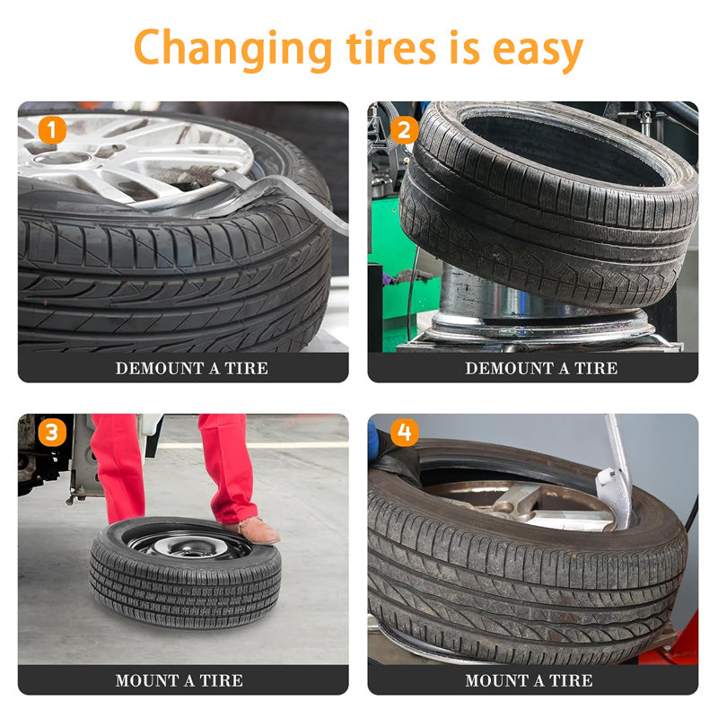 Large Vehicle Tubeless Tire Changing Tool, Car Tire Disassembly Tool, Truck Tire Changing Tool Three-Piece Set