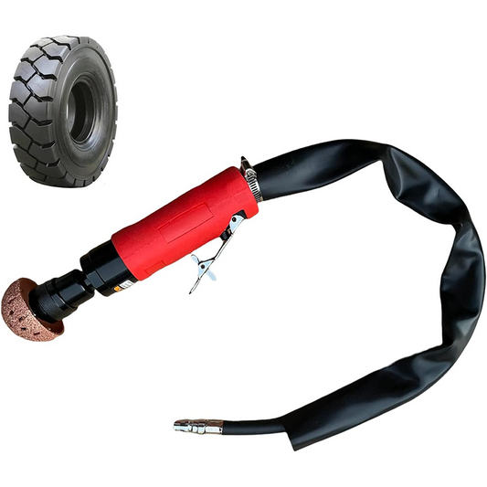 Tire Buffer Kit，2500rpm Low Speed Air Tire Buffing Machine Tire Repair Kit Polishing Cleaning Tool 35mm Pneumatic Automatic Buffing Wheel Machine Tire Repair Tool Rear Exhaust