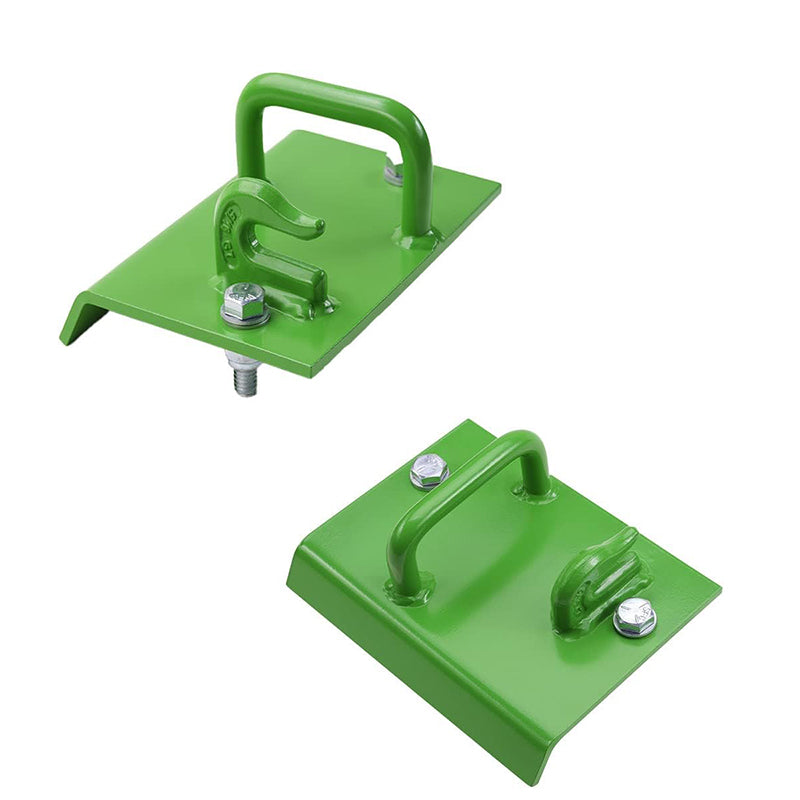 Tractor Bucket Hooks Bolt Grade Tow Grab Handles 1.5“  Tow Hook Bolts with 60° Curved Edge for John Deere Bucket 2 PCS