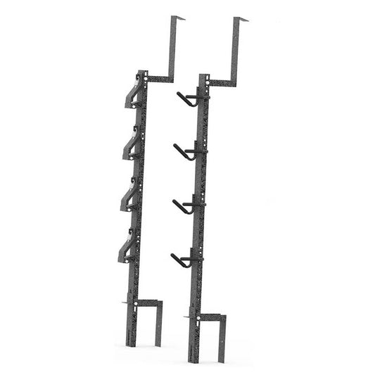 Trailer Racks 4 Place Weed Eater Racks with Lock Wall-mounted or Mount on Enclosed Trailer