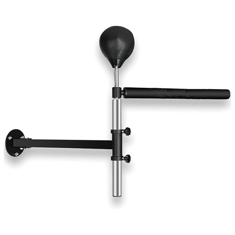 Wall Mount Boxing Spinning Bar, Spinning Bar with Punching Ball, Adjustable Boxing Speed Trainer,Training Equipment with Punching Bag for Boxing Training, Kickboxing, MMA, Fitness