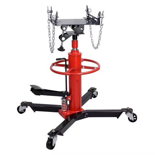 Transmission Jack 0.5T Automotive High Lift Floor 2 Stage Vertical Hydraulic Telescopic Transmission Jack