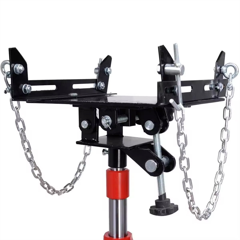 Transmission Jack 0.5T Automotive High Lift Floor 2 Stage Vertical Hydraulic Telescopic Transmission Jack