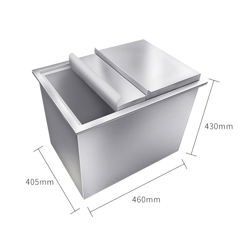 Commercial Ice Storage Tank, 304 Stainless Steel Ice Tank For Coffee Shop, Suitable For Milk Tea Shop Water Bar Ktv Internet Cafe Ice Storage Tank