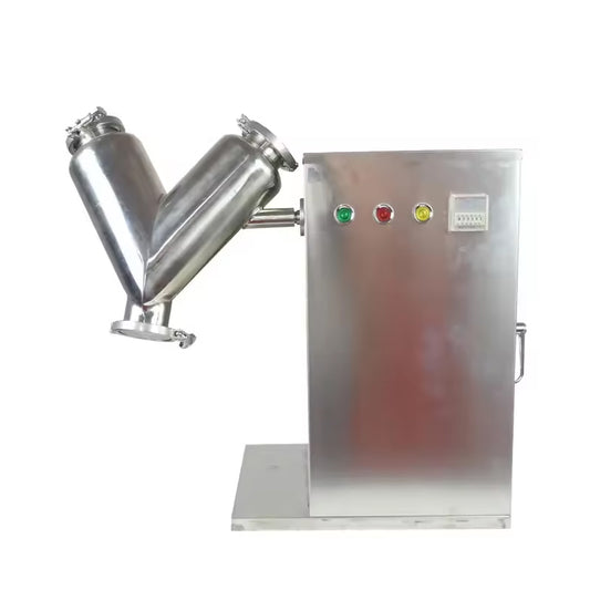 Vh-8 220V Food Dry Powder Mixer Rotary Drum With Sus304 Material Motor Plcequipped With Gear Bearing For Milk Powder