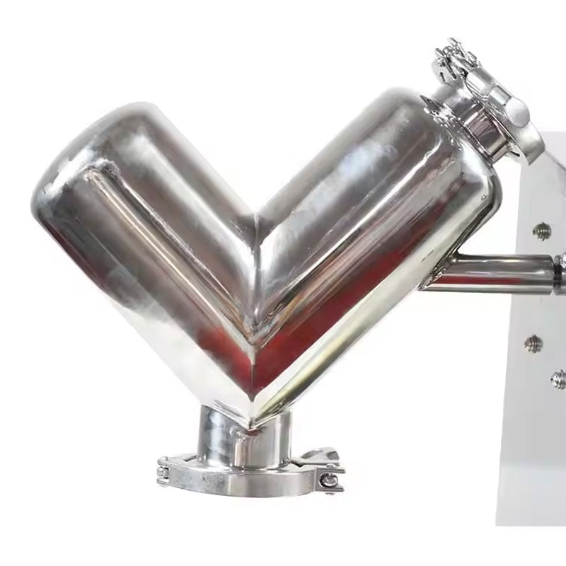 Vh-8 220V Food Dry Powder Mixer Rotary Drum With Sus304 Material Motor Plcequipped With Gear Bearing For Milk Powder