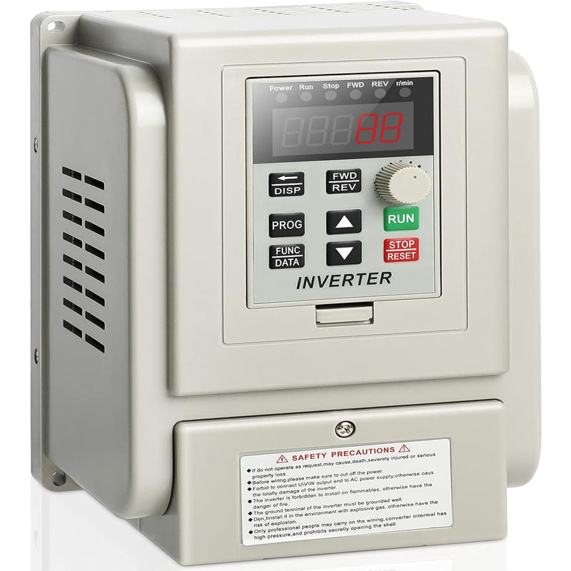AC 220V/2.2kw 3HP Variable Frequency Drive VFD 4HP 1 or 3 Phase Input 3 Phase Output for Motor Speed Control