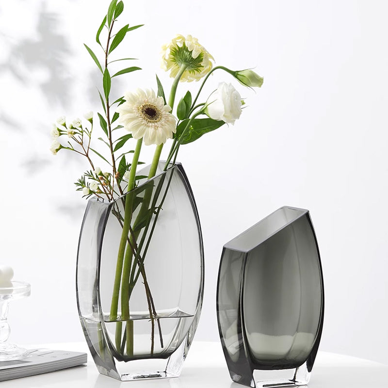 Creative Glass Vase, Art Ornament Living Room Flower Arrangement Ins Wind Tulip Flower Vase