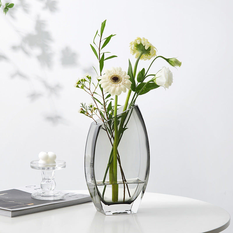 Creative Glass Vase, Art Ornament Living Room Flower Arrangement Ins Wind Tulip Flower Vase