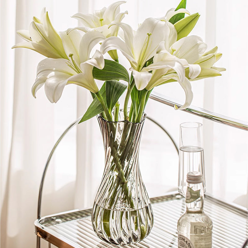 Glass Vase, High-Quality Glass Ornaments For Flower Arrangement In The Living Room And Dining Room