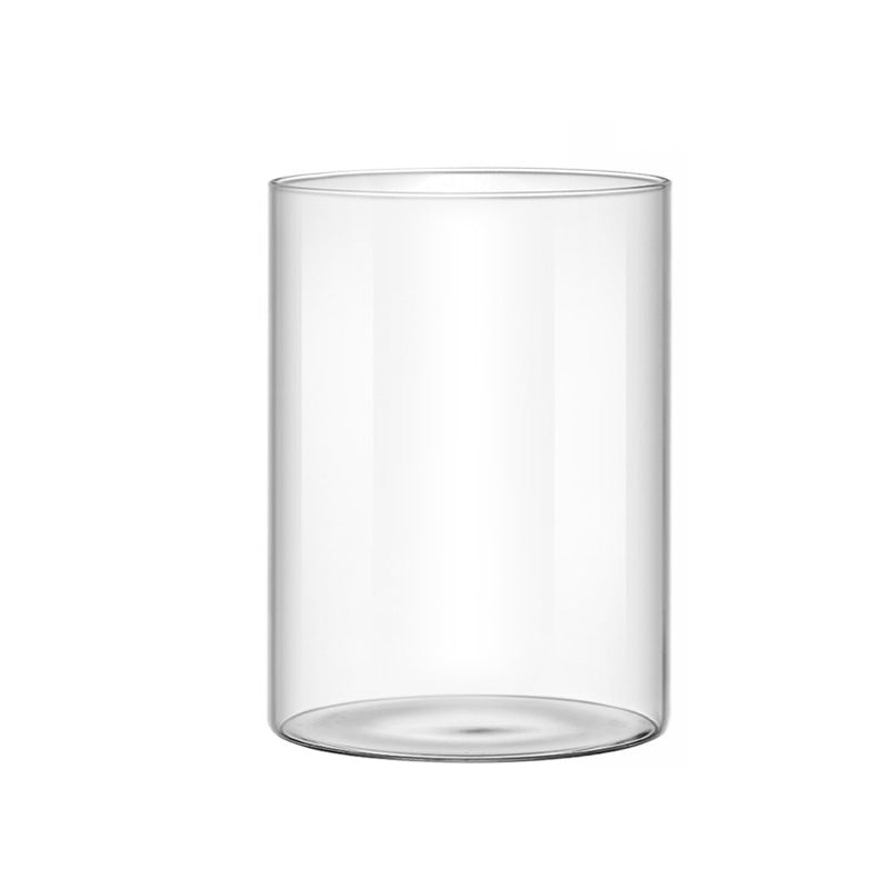 High Borosilicate Glass Vase, Micro Landscape Hydroponic Plant Straight Glass Jar, Ornamental Living Room Flower Arrangement Art Vase