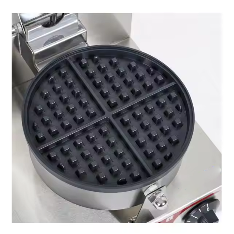 Double Head Snack Food Machinery Equipment Supplier Industrial Electric Double Plate Bubble Mini Panini Waffle Machine