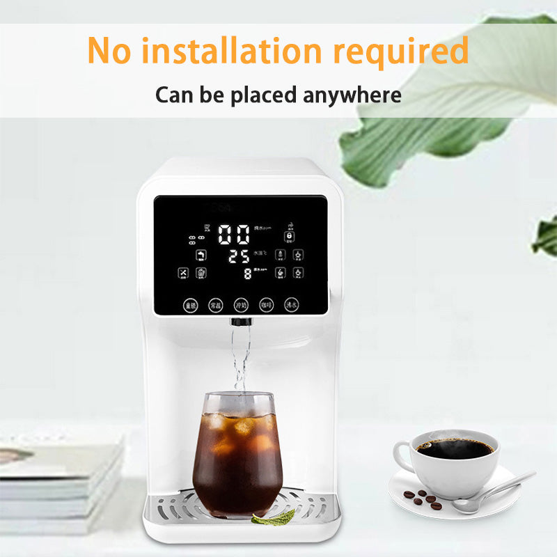 Desktop Installation-Free Reverse Osmosis Water Purifier, Household Heating All-in-One Instant Drinking Water Purifier