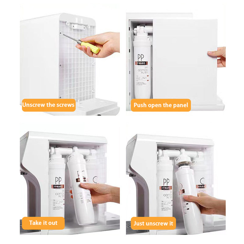 Desktop Installation-Free Reverse Osmosis Water Purifier, Household Heating All-in-One Instant Drinking Water Purifier