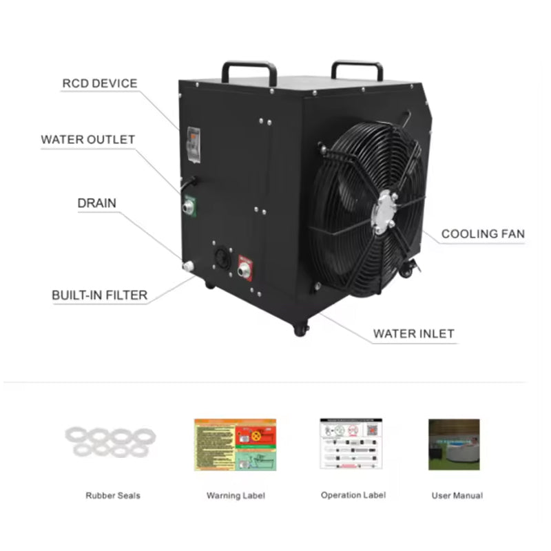 Ozone Uv Filter Smart Wifi Control Water Chiller 220v-110v Recovery Ice Bath Cold Plunge Chiller