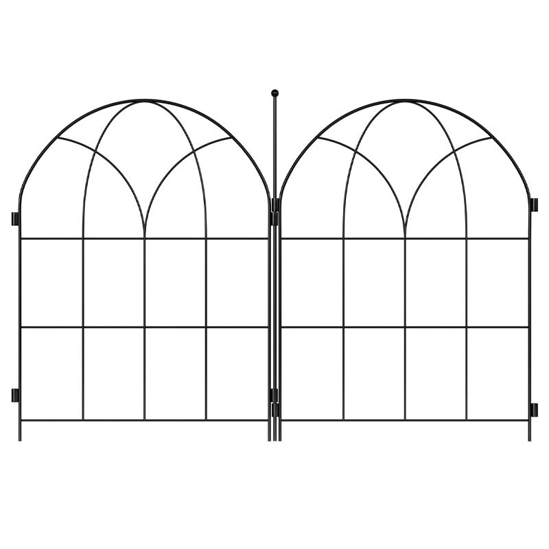 Arched Rust-Proof Fence, Garden Fence, Garden Decorative Fence, Animal Barrier For Animals And Dogs