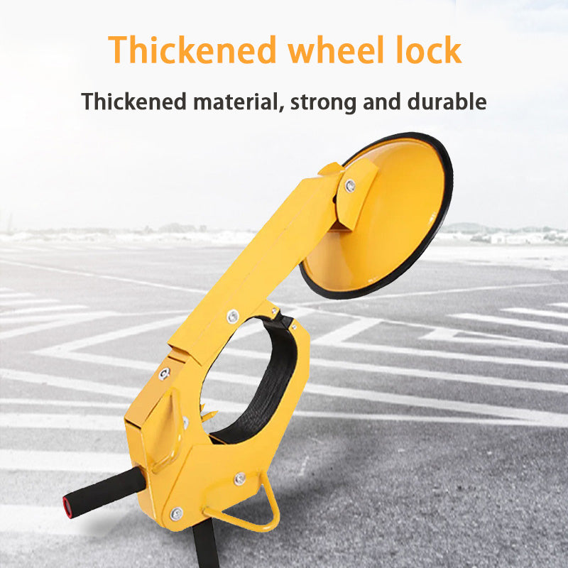 Suction Cup Wheel Lock, Property Use Private Car Anti-Theft Car Anti-Theft Lock Thickened Parking Lock