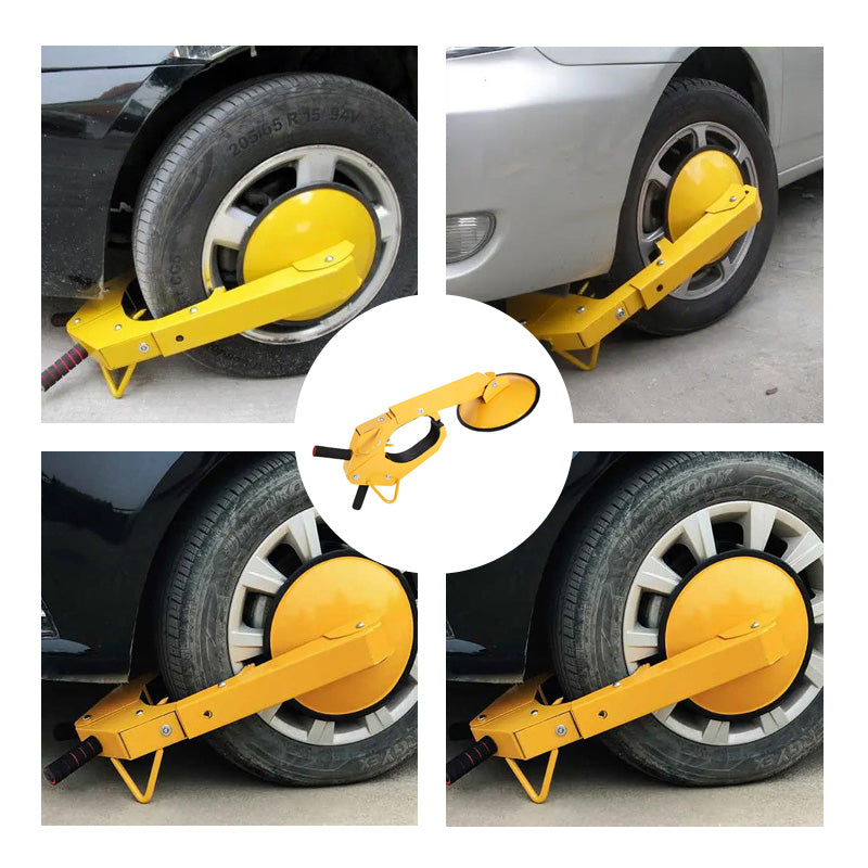 Suction Cup Wheel Lock, Property Use Private Car Anti-Theft Car Anti-Theft Lock Thickened Parking Lock