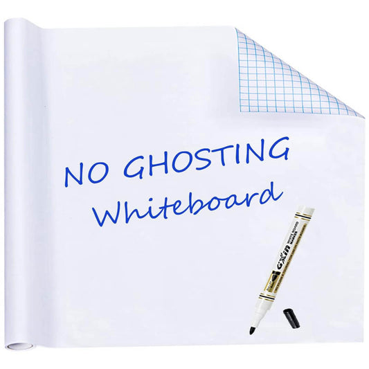 Whiteboard Sticker 35.4" x 78.7" Large Whiteboard Wallpaper Peel and Stick  with 1 Marker