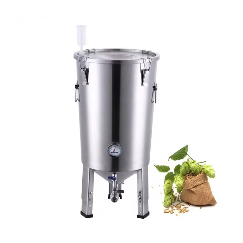 FER-32Vv Stainless Steel Conical Fermenter/30L Craft Beer Fermentation Tank/ Brewing Vessel