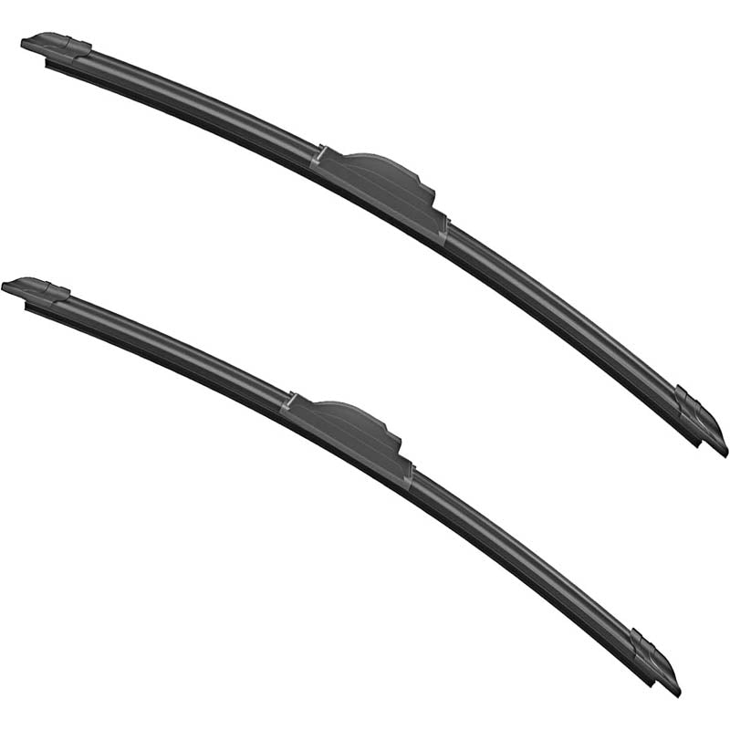 28" Rubber Wiper Blades Premium All-Seasons Durable Stable and Quiet Windshield Wiper Blade J Hook Wipers