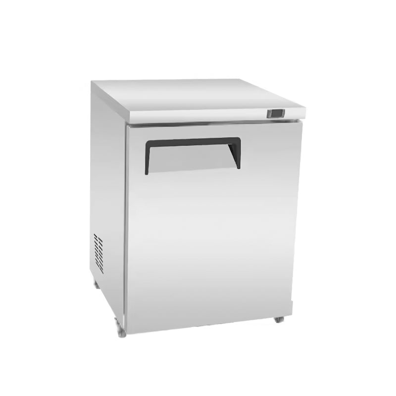 Commercial Stainless Steel Worktop Refrigerator Kitchen Bench Fridge Air-Cooled Undercounter Freezer