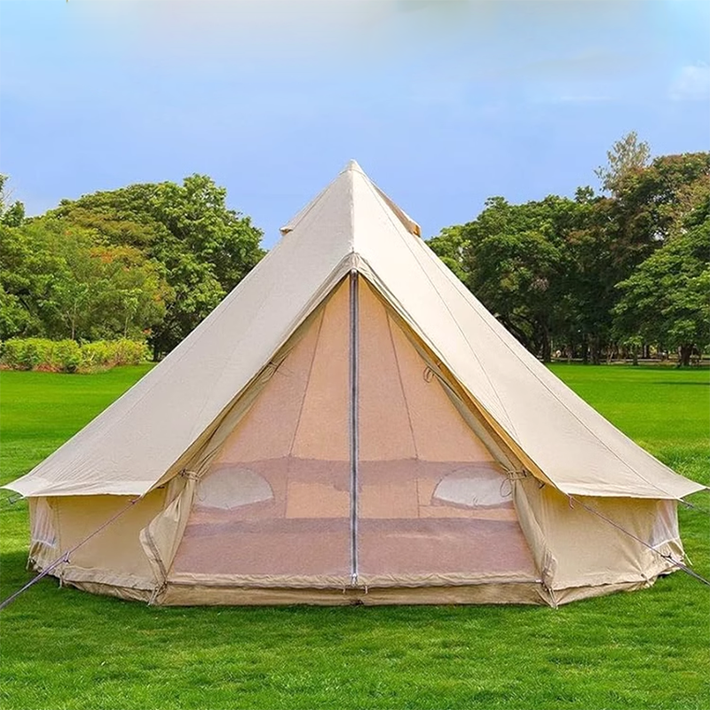 3*3m Outdoor Yurt Tent Camping Base Scenic Farm Resort Wild Luxury Pyramid Hotel Camping Tent