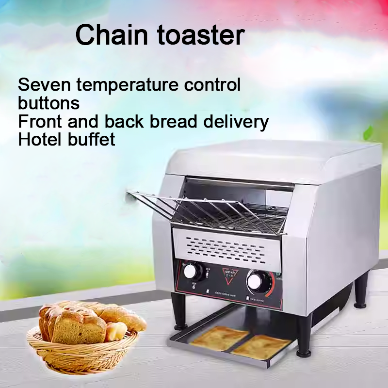 Chain Toaster Commercial Toaster Crawler Hotel Toast Heating Machine Fully Automatic Sandwich Baking Machine